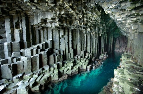 Fingals Cave in Scotland